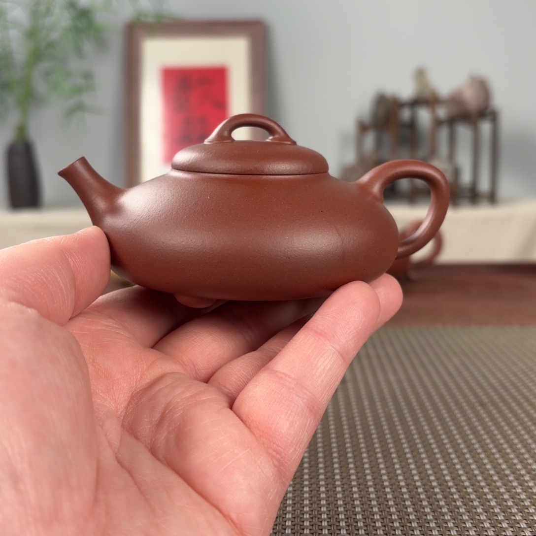 紫砂茶壶黄龙山原矿紫砂壶160