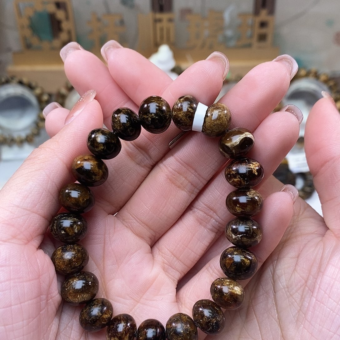 琥珀未镶嵌手链11➕