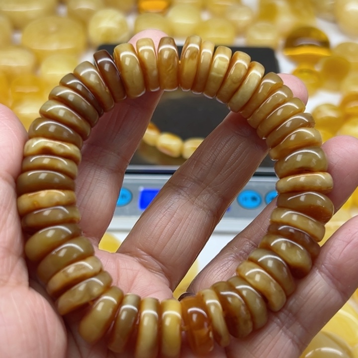 琥珀（矿物珀）手串未镶嵌