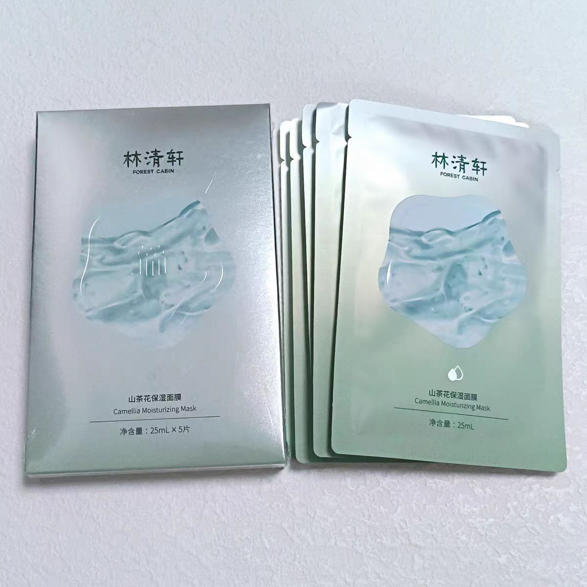 林清轩山茶花保湿面膜25ml（发两盒共10片）