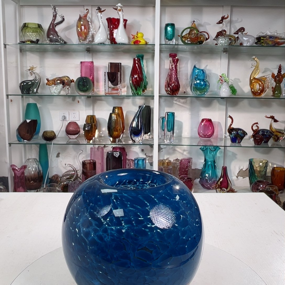 13 高轻奢琉璃花器福利正常手工痕迹