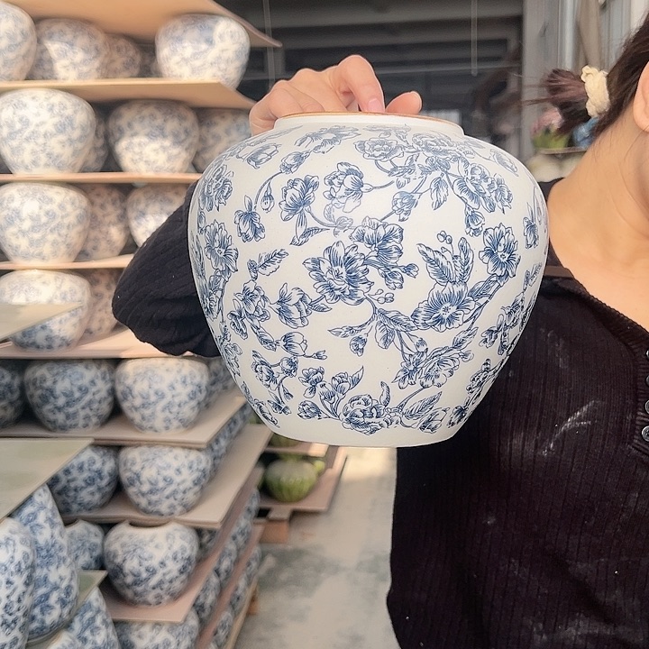 陶摆件景德镇陶瓷陶瓷花瓶工厂