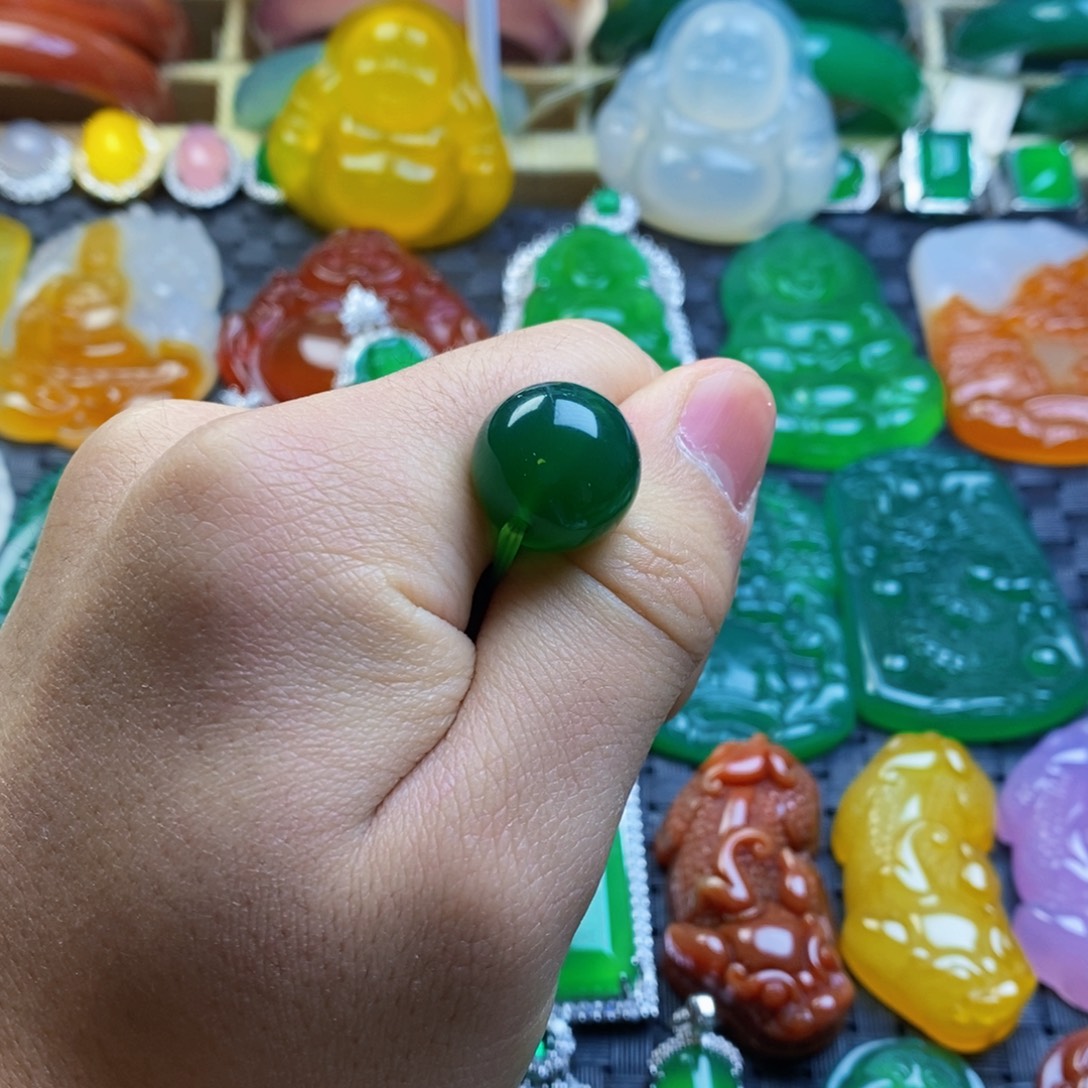 和***善玛瑙/玉髓未镶嵌手串