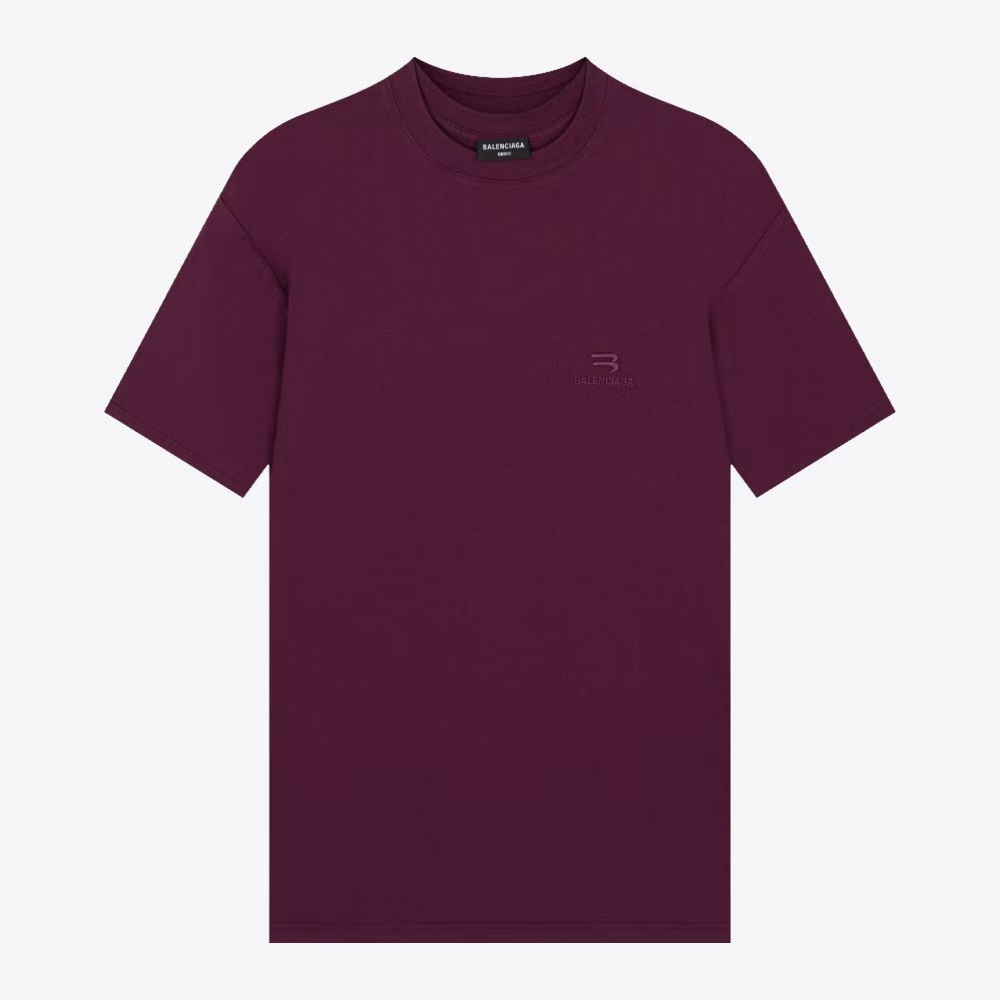 未使用 Balenciaga/巴黎世家 刺绣logo短袖T恤