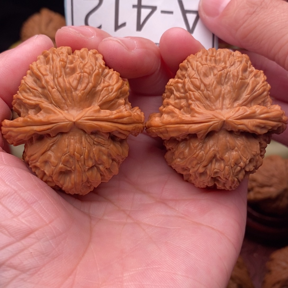 文玩核桃把件球白43