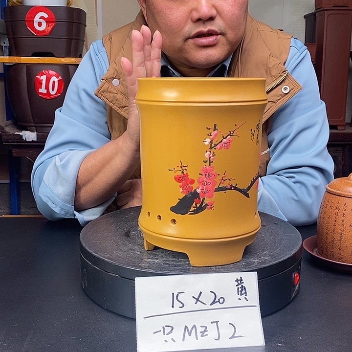 花盆紫砂货号一只MZJ2