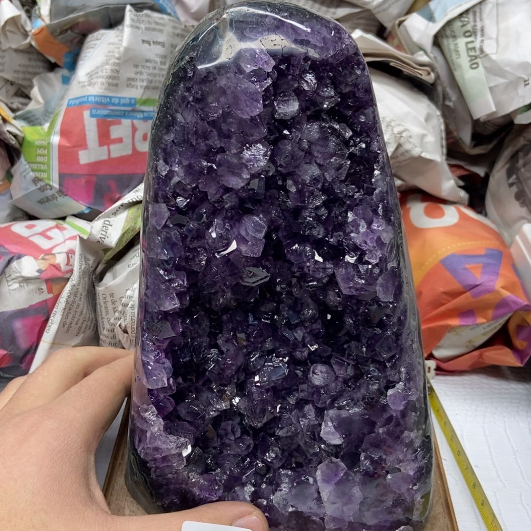 水晶天然水晶摆件未镶嵌板**麻