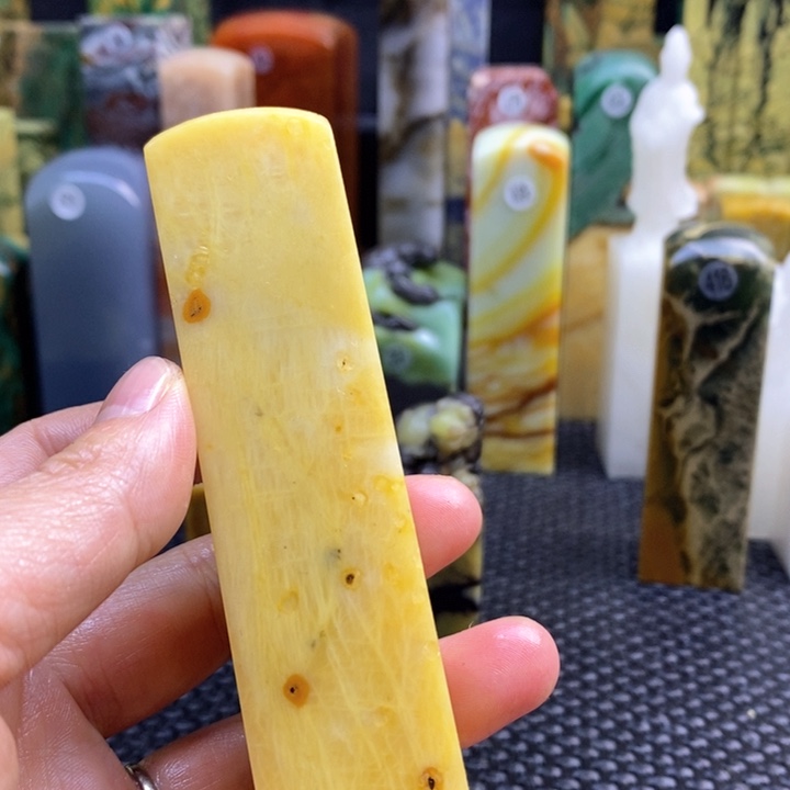 青田石米*青田石印章石