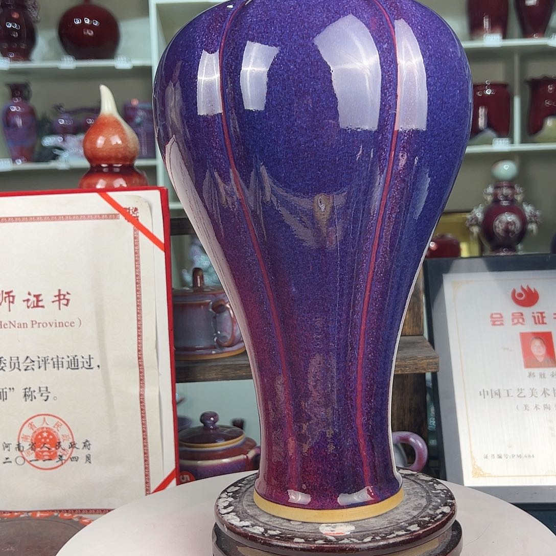 摆件郑家钧窑摆件