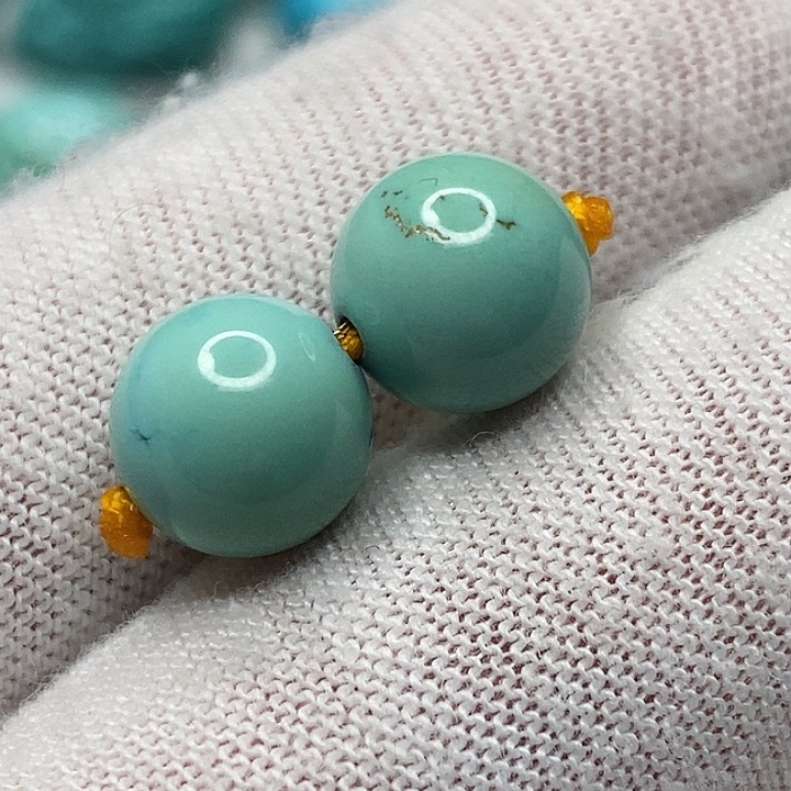 绿松石未镶嵌天然原矿 地大质检9.3mm