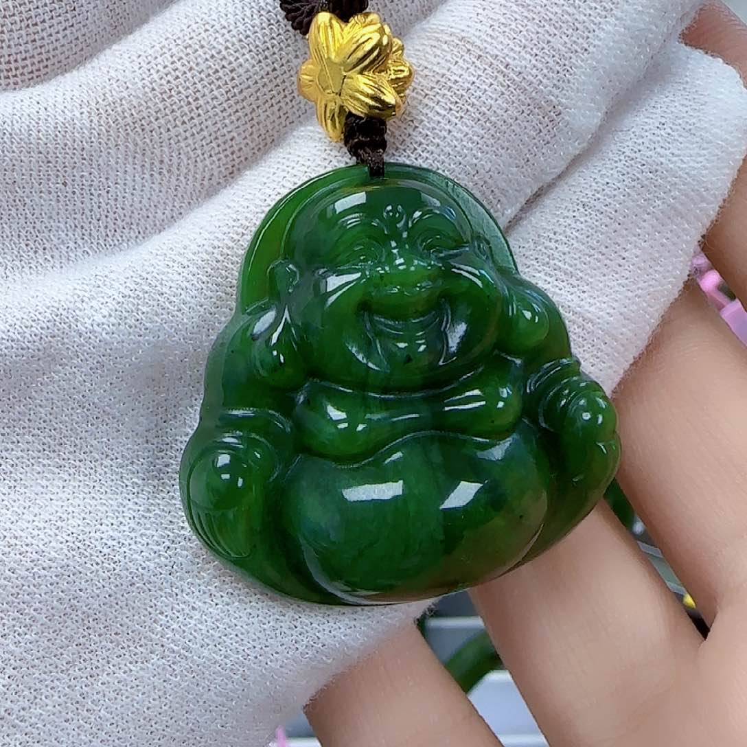 和田玉（碧玉）挂坠未镶嵌