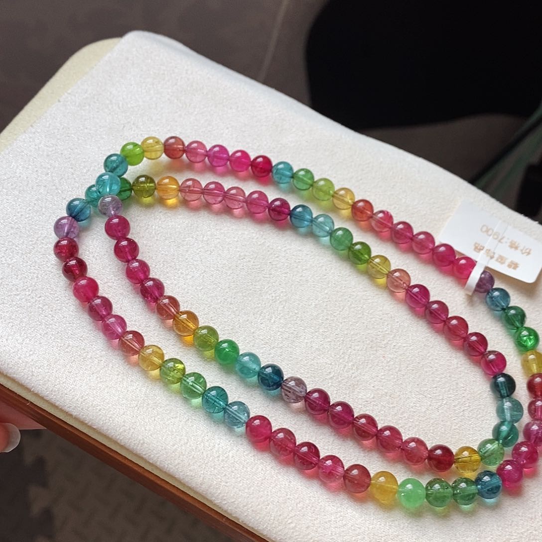 碧玺碧玺手链未镶嵌