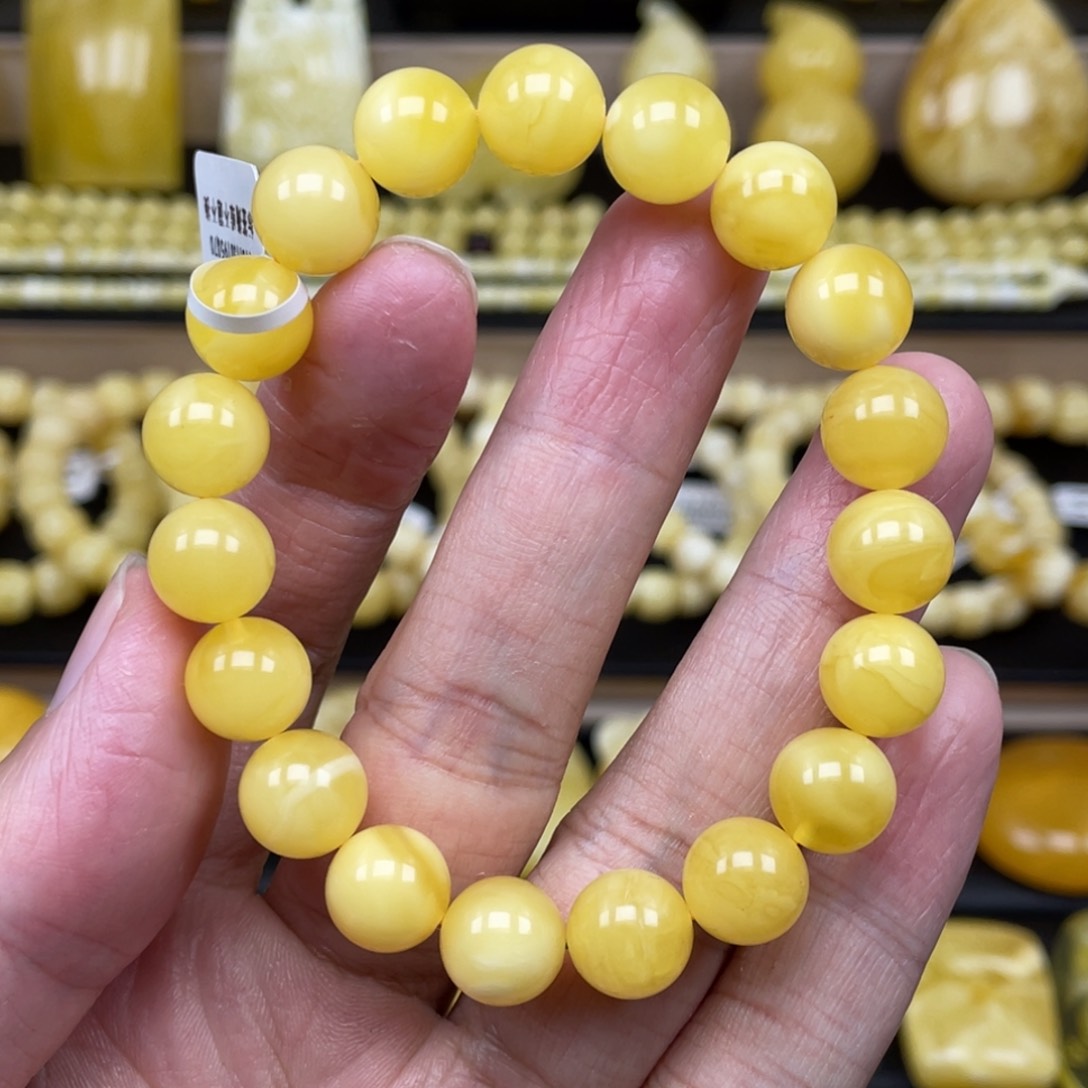 琥珀裸石未镶嵌琥珀蜜蜡