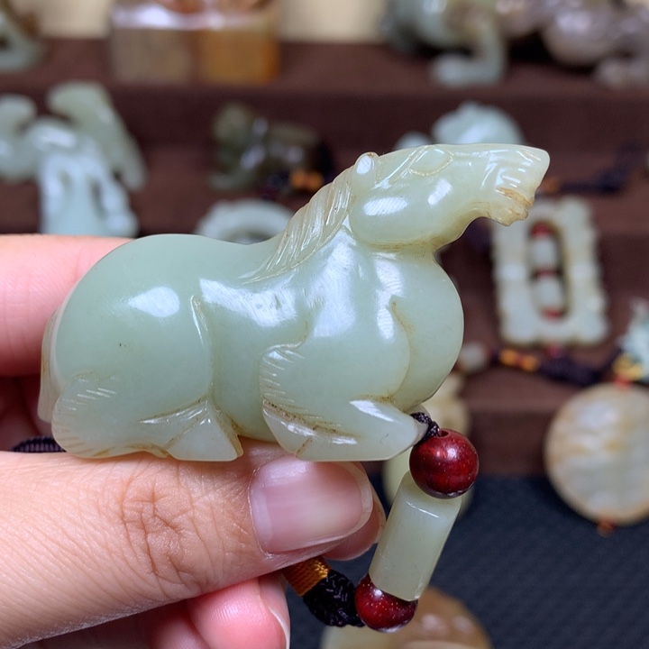 杨***睿和田玉未镶嵌挂件