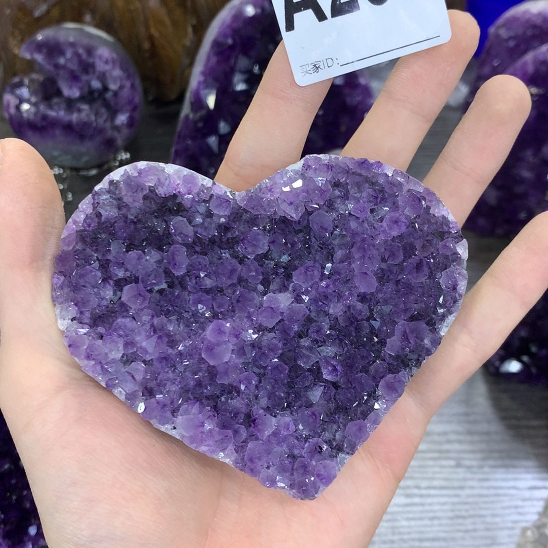 紫晶珠宝半成品未镶嵌250