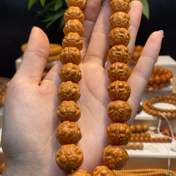 猴头核桃吊坠猴头手串