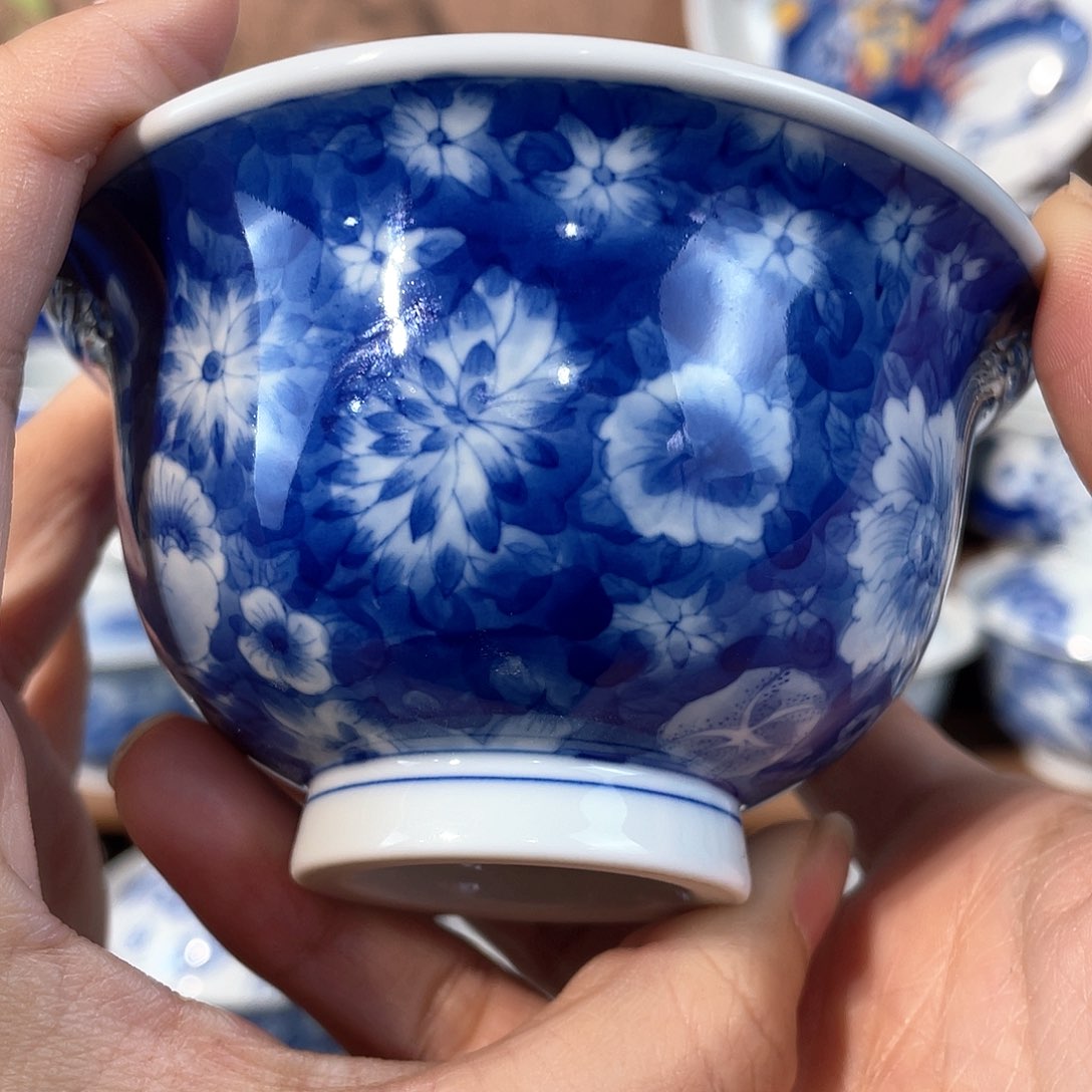 拾藝致物万花压手杯