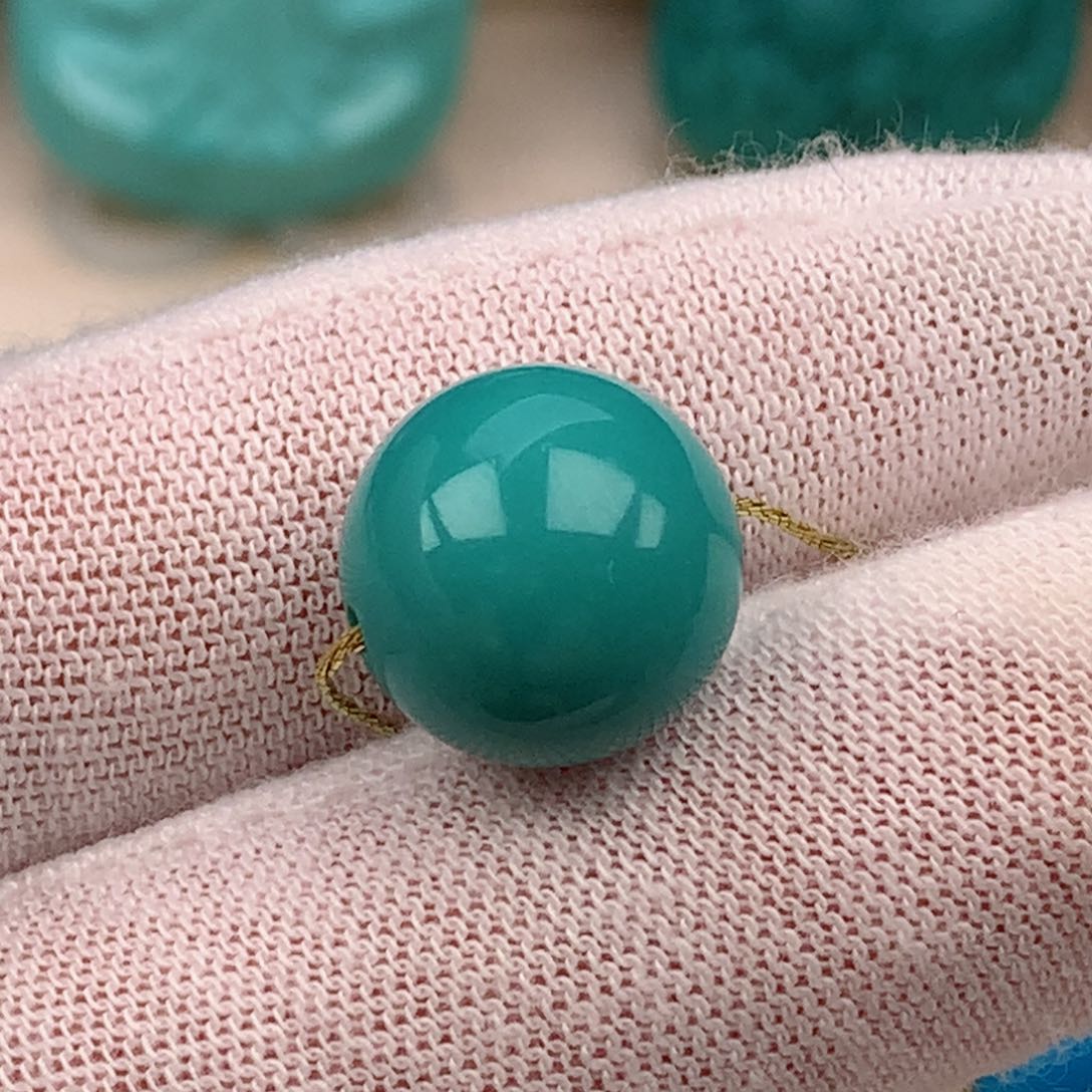 绿松石直径13.1未镶嵌