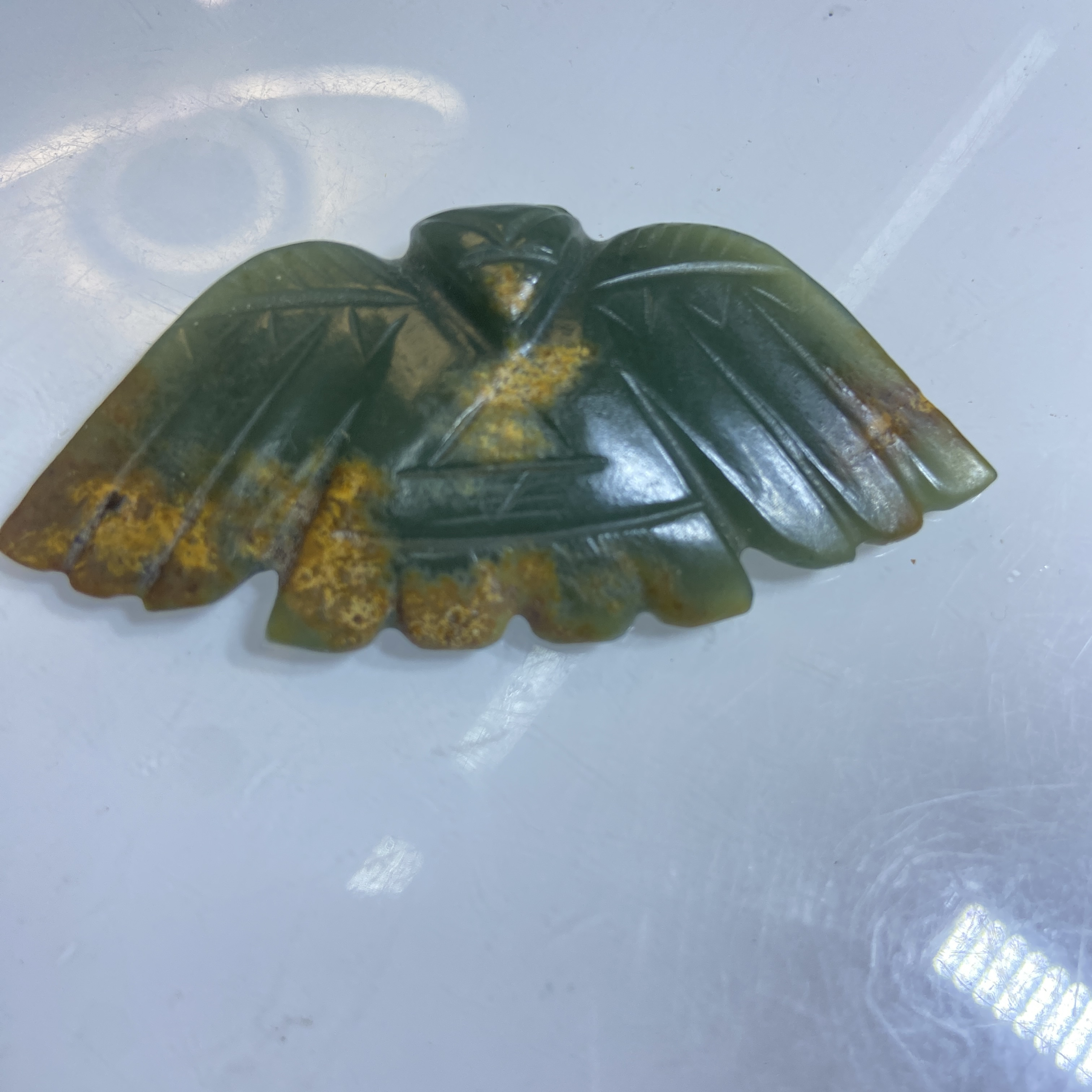 析木河磨鴟鸮饰品挂件手工立体精雕仿古复古