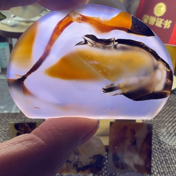 玛瑙/玉髓未镶嵌巴玉玛瑙象形