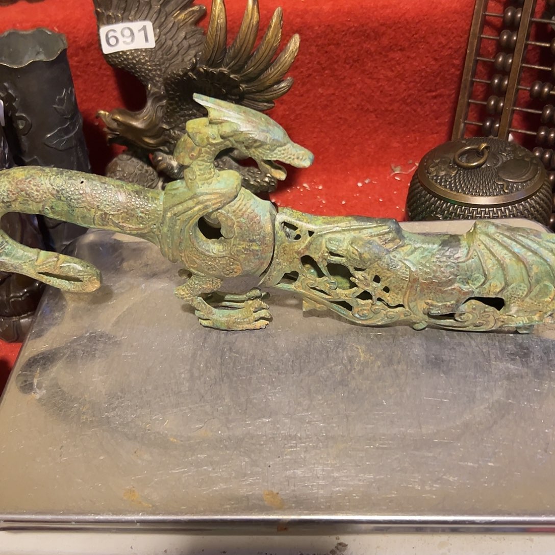 修***神黄铜摆件工艺品摆件