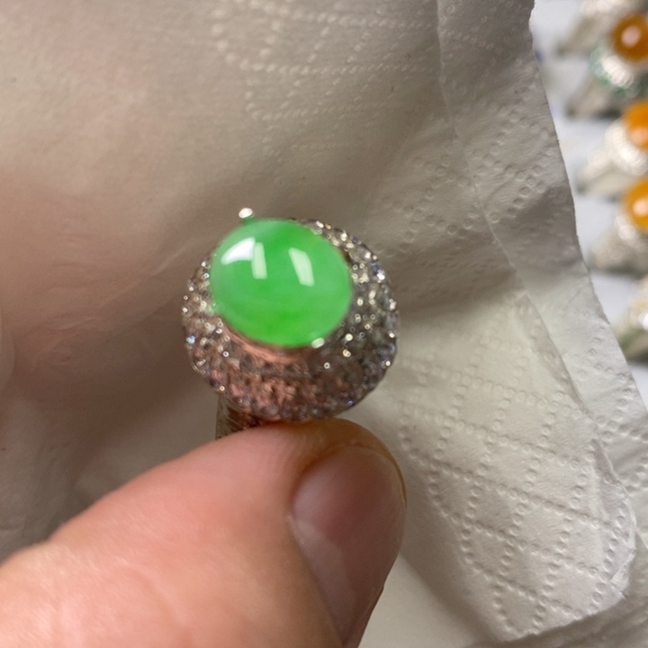 定制翡翠未镶嵌6号链接