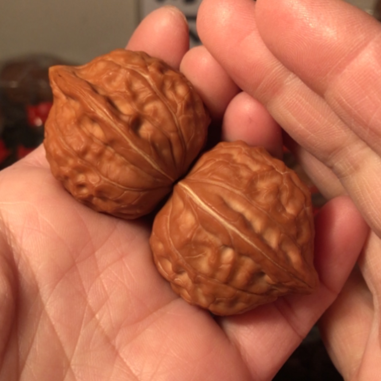 【闪购商品】文玩核桃把件龟甲纹33