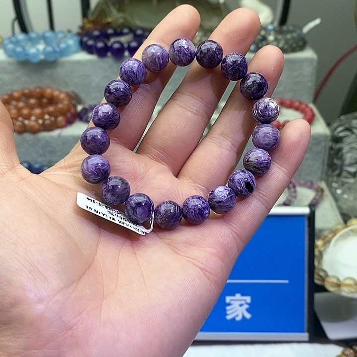 查罗石手绳未镶嵌?****包紫龙晶10+