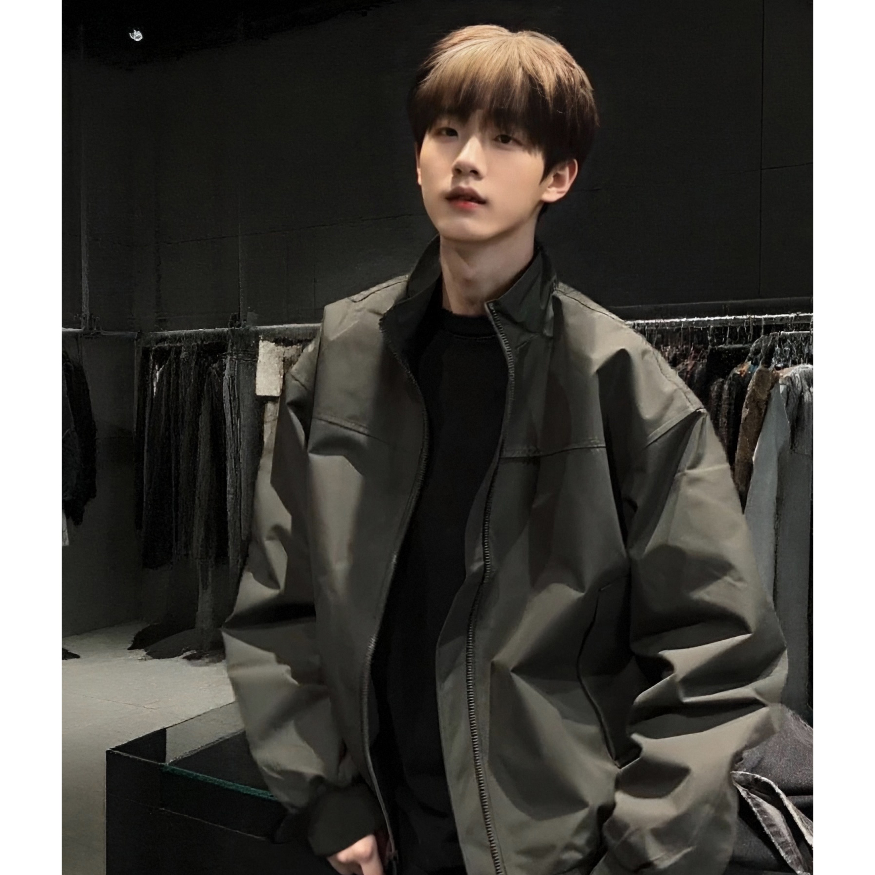 短款秋季夹克小个子显高穿搭休闲百搭三防户外拼接立领风衣外套男