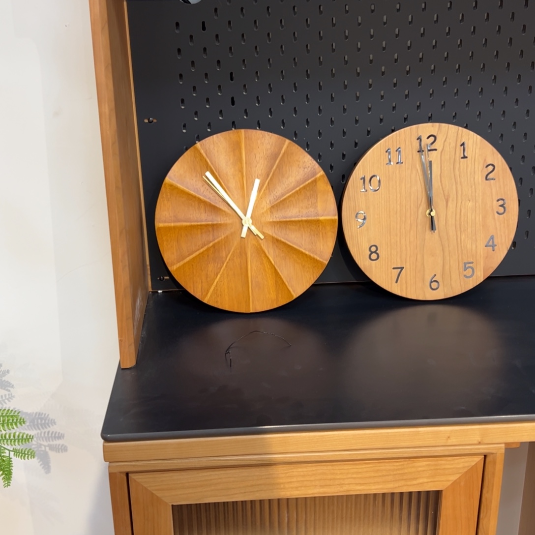 实木橡胶木大圆表