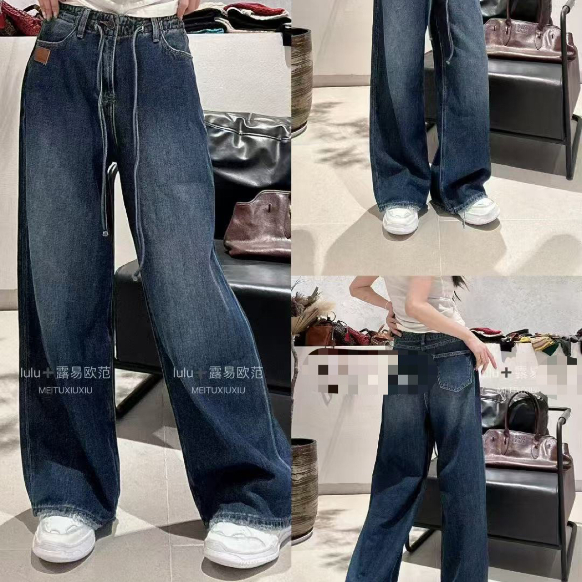 小春家裤子直筒百搭黑色时尚