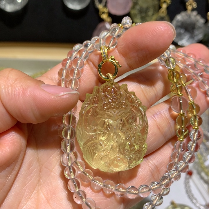 水晶颈饰未镶嵌ℳ****天然