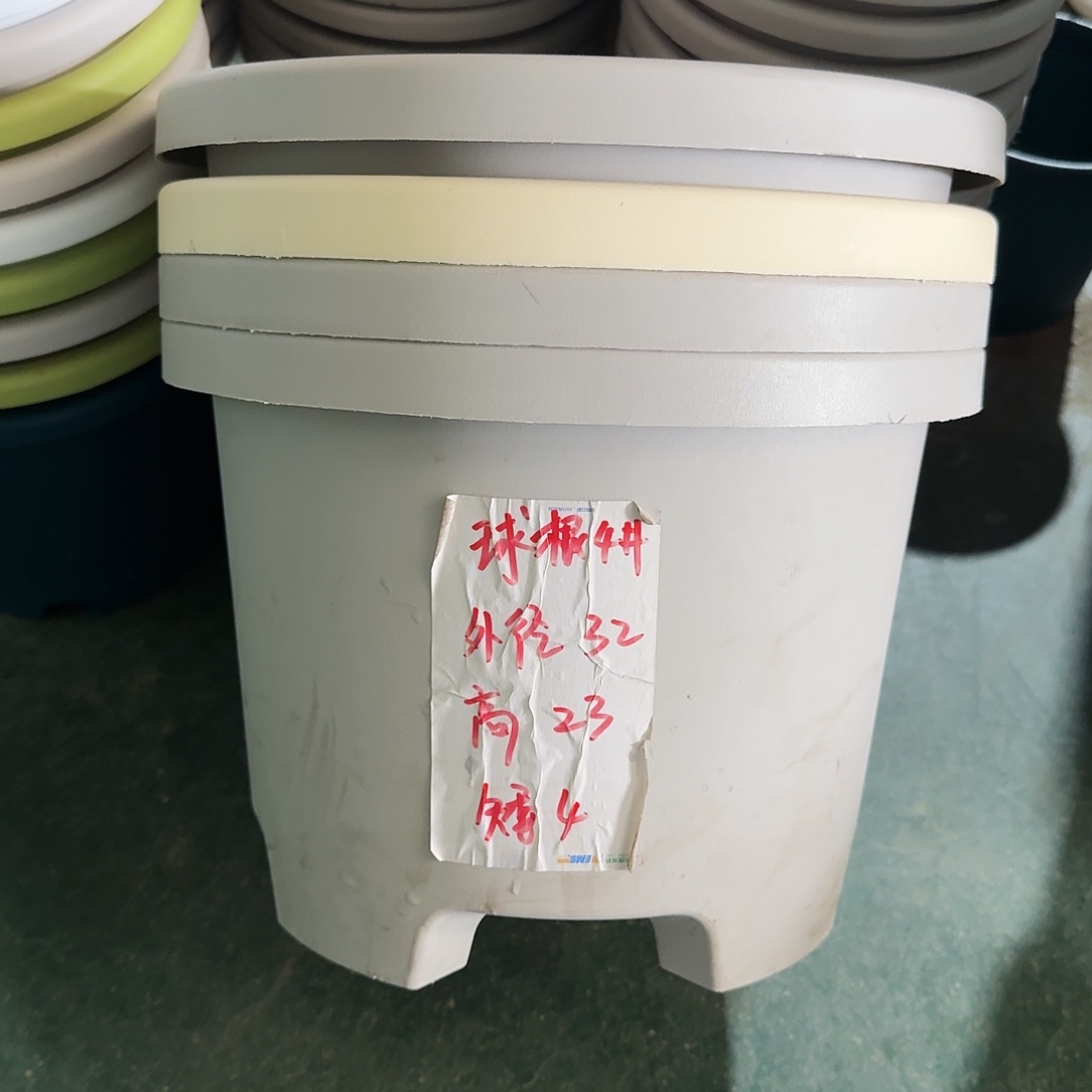 球根4#口径32无拖灰白5个