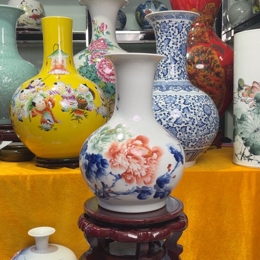 景德镇陶瓷花瓶摆件