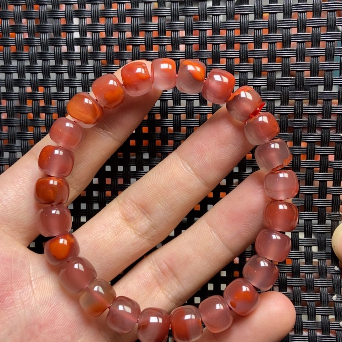 南红玛瑙未镶嵌手串9mm