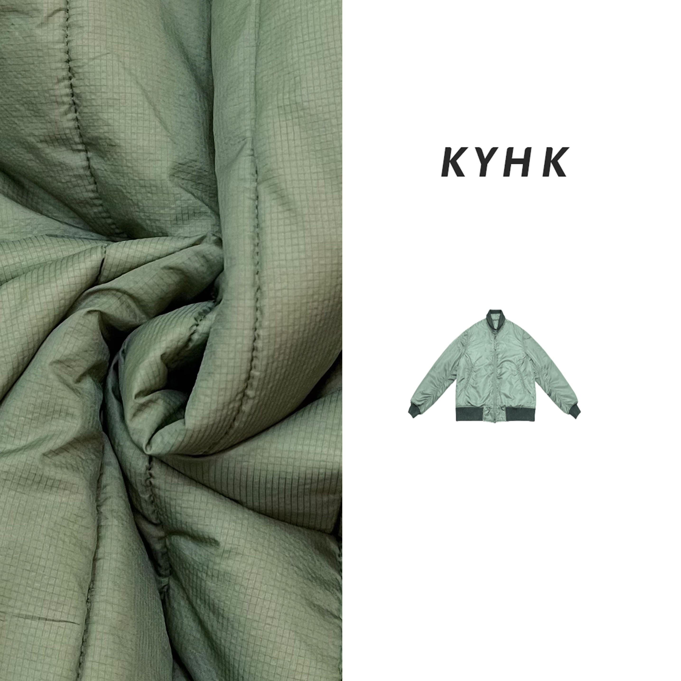 KYHK复古工装风拉链飞行员棉服夹克外套240990