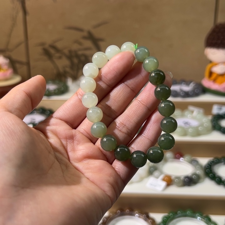 和田玉未镶嵌手串