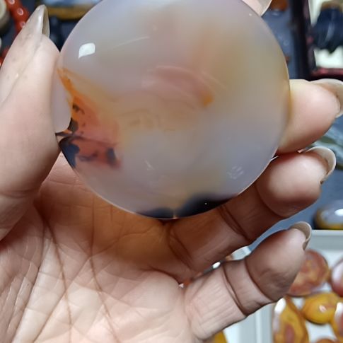 玛瑙/玉髓未镶嵌吊坠