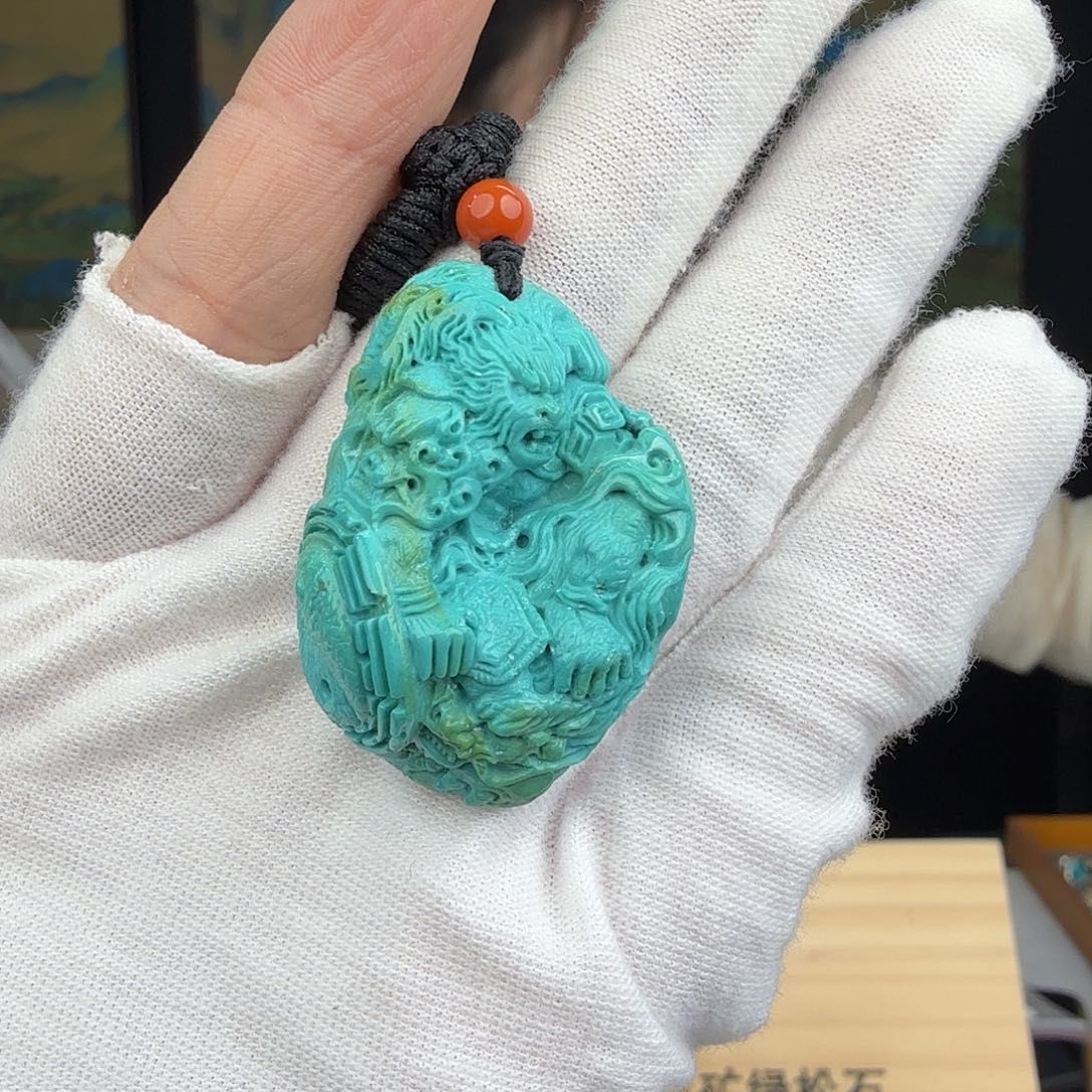 绿松石未镶嵌珠宝奇石