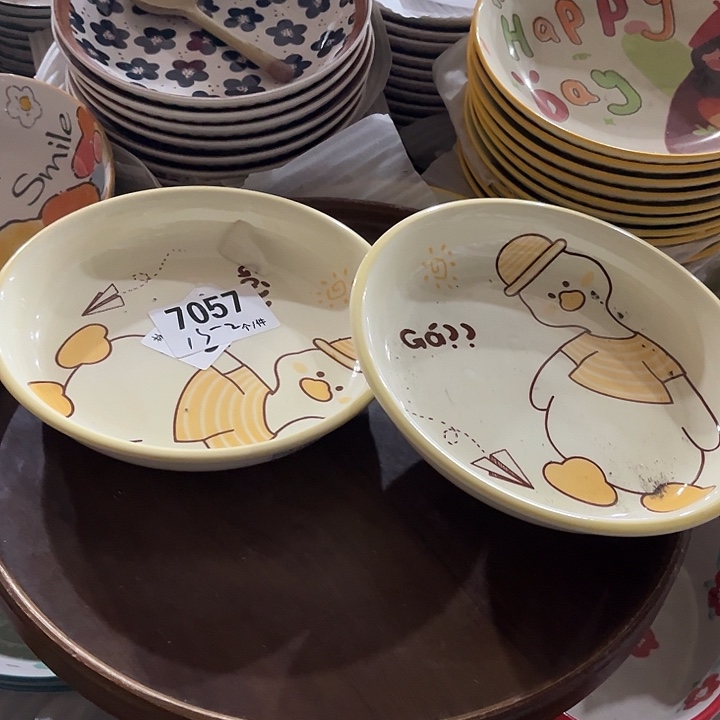 瓷微瑕外贸餐具7057