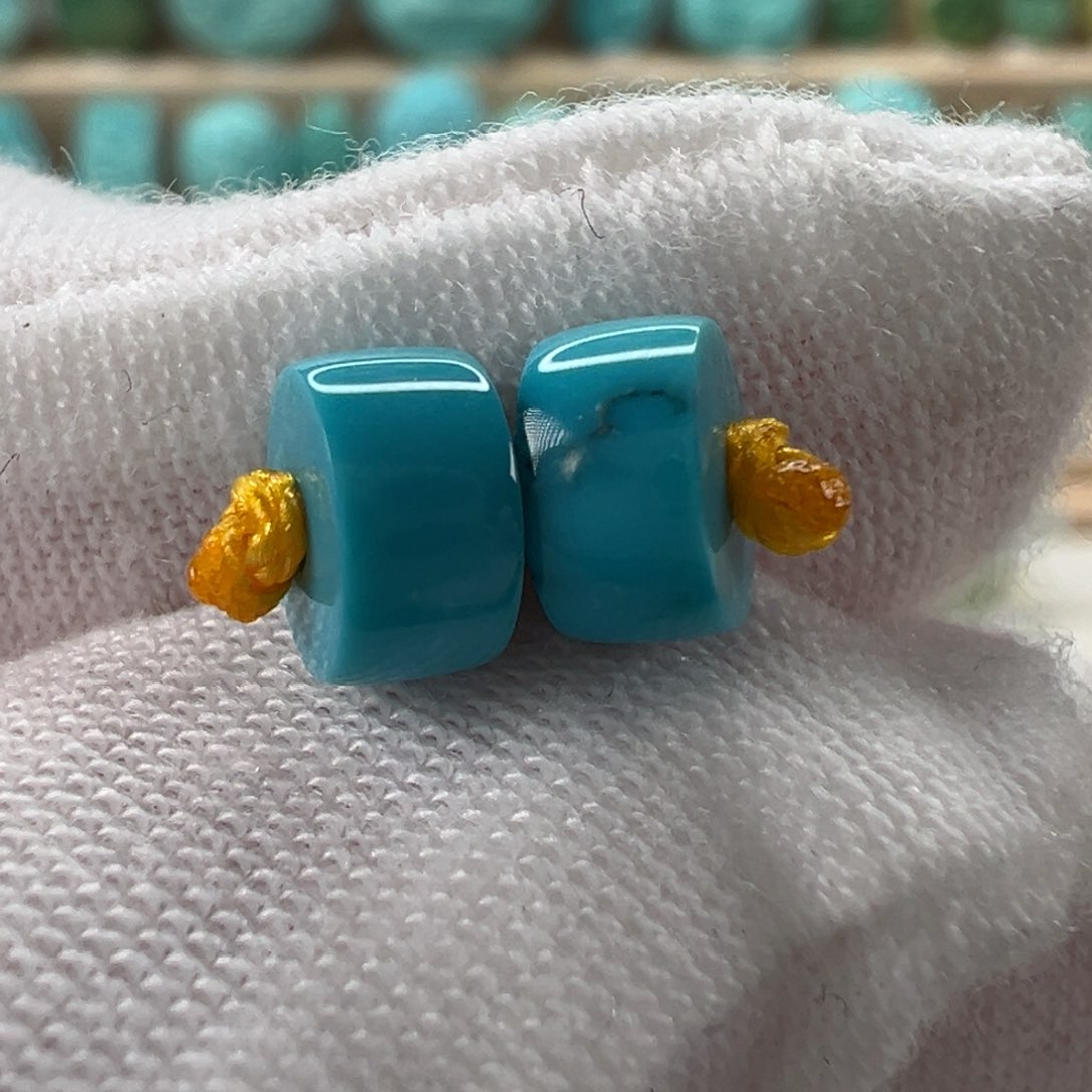 未镶嵌绿松石配饰6.5mm