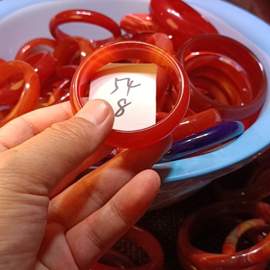 玛瑙/玉髓未镶嵌手镯