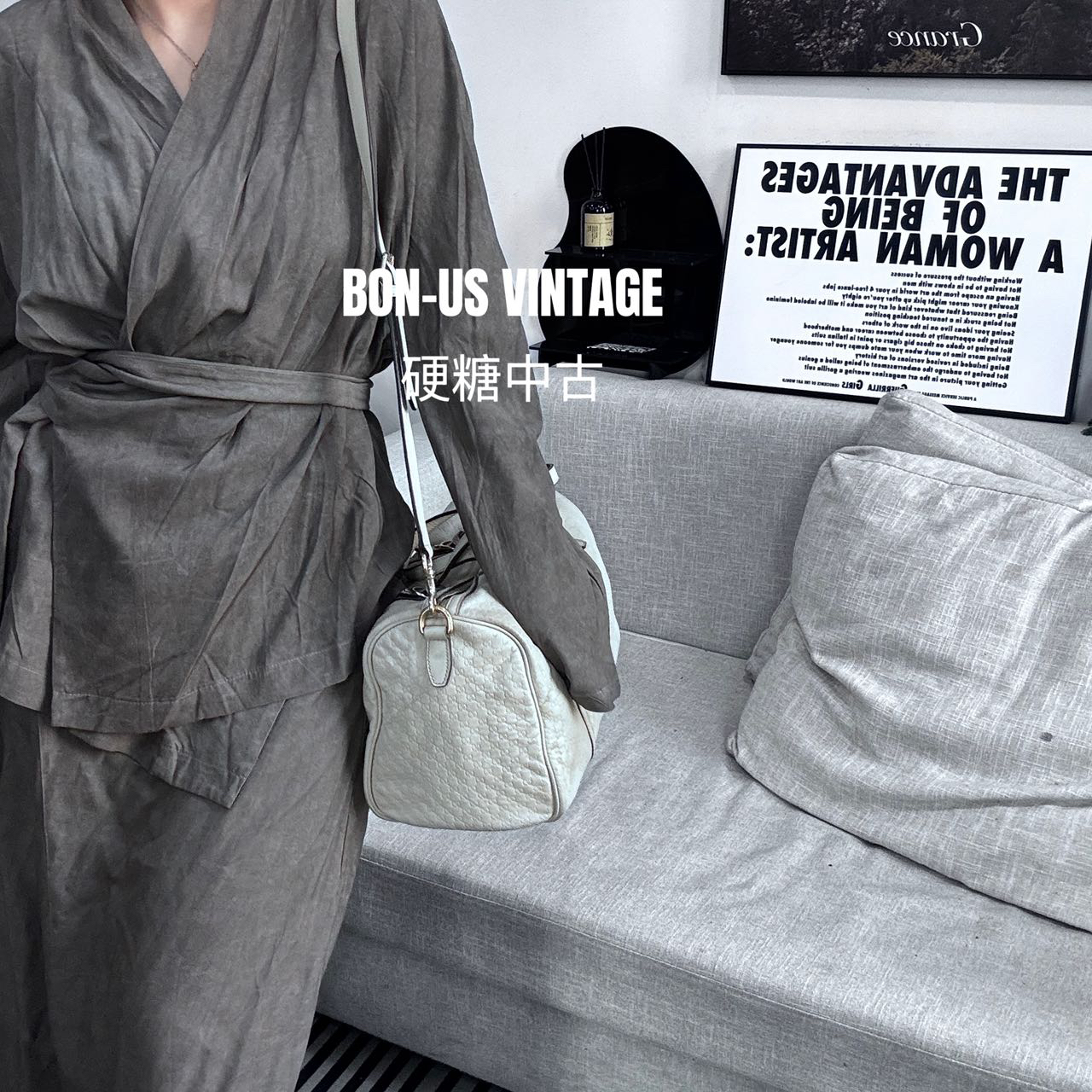 95新 GUCCI/古驰 8613117/speedy30枕头包