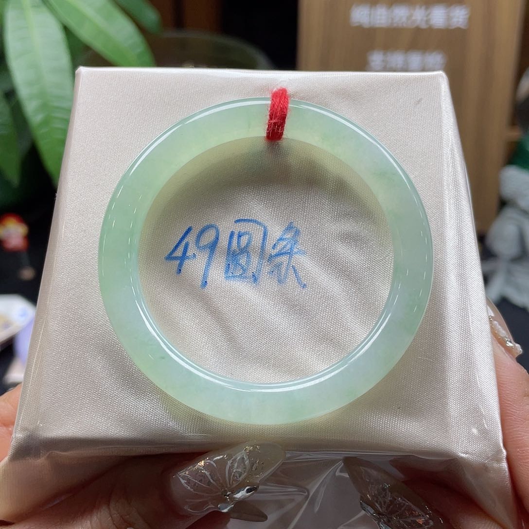 翡翠手镯未镶嵌165 号链接
