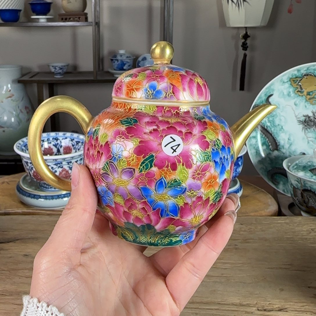 杯景德镇陶瓷柴烧多人