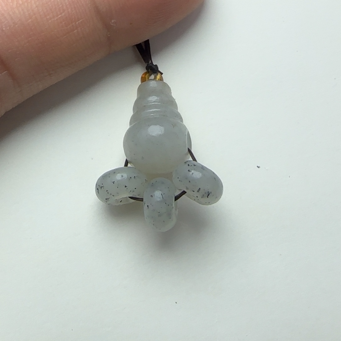 和田玉颈饰未镶嵌15*10