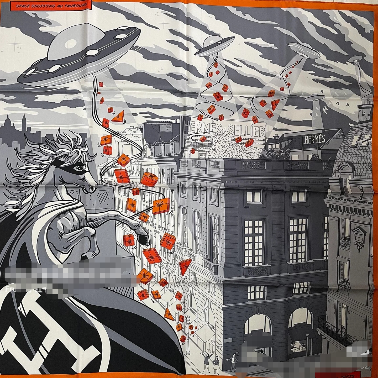 99新 Hermes/爱马仕 丝巾/T_JM0000098397