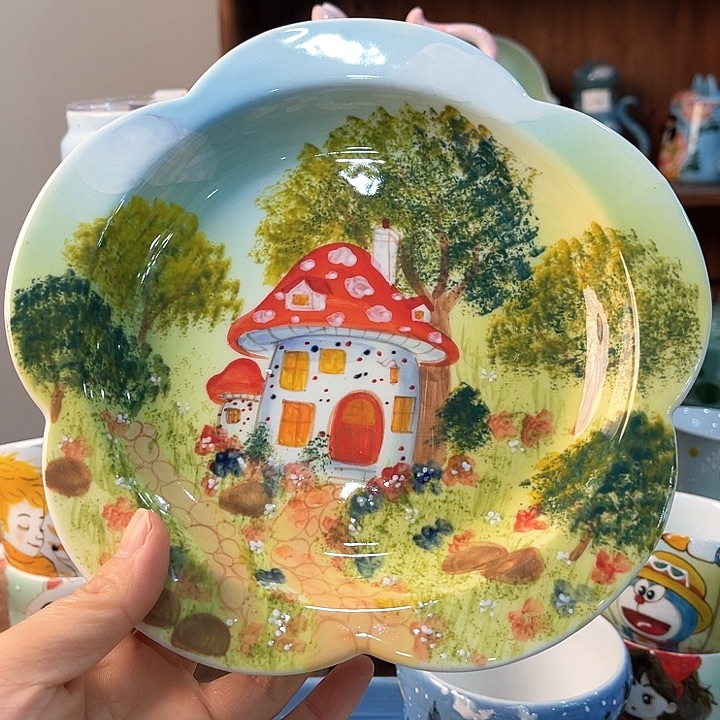 陶景德镇釉下手绘陶瓷 