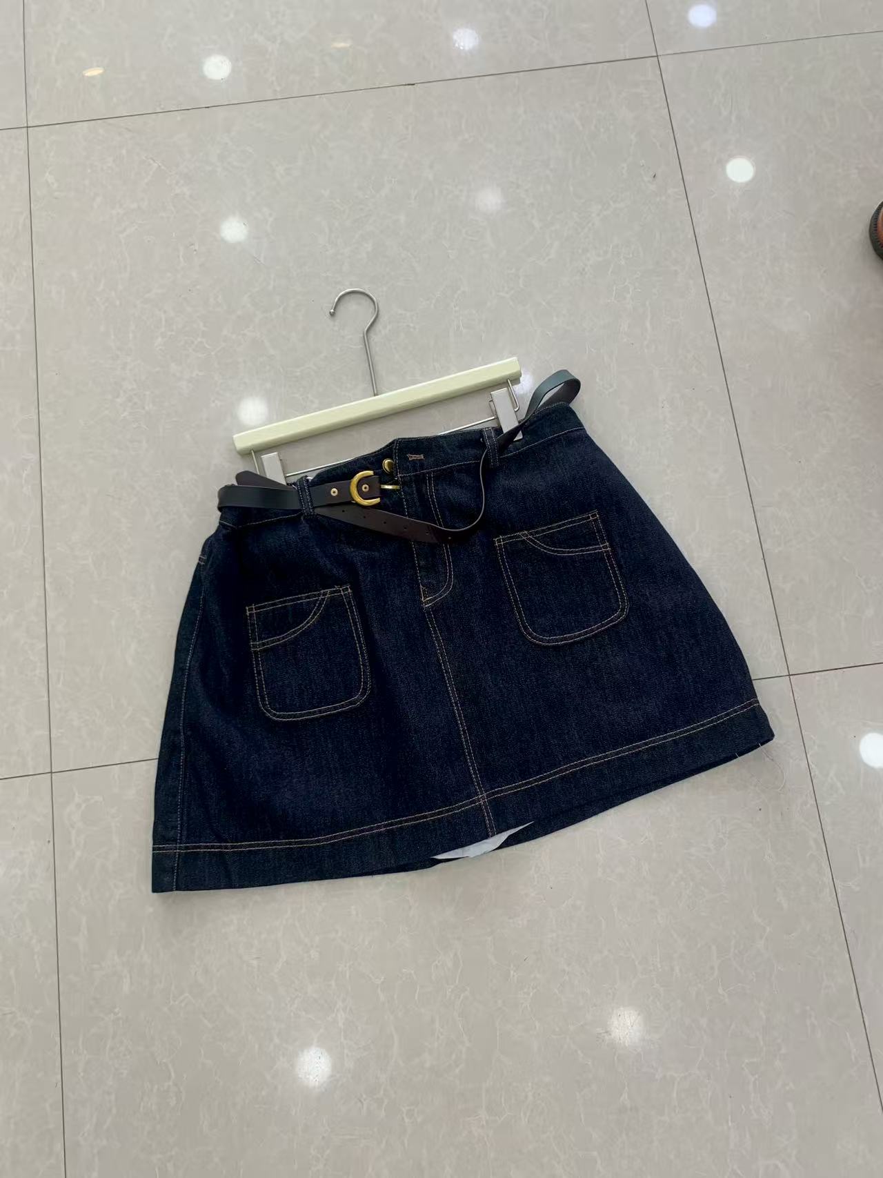 二姐家【玛】28773时尚百搭休闲风短裙