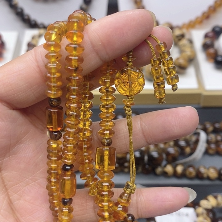 琥珀颈饰未镶嵌琥珀6